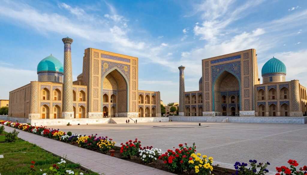 Uzbekistan Registan Square Uzbekistan Registan Square