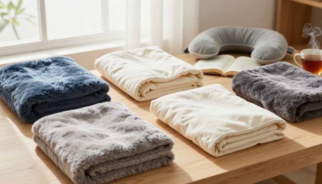 top travel blankets and pillows