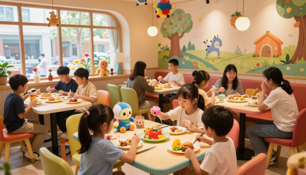 toy-filled eateries