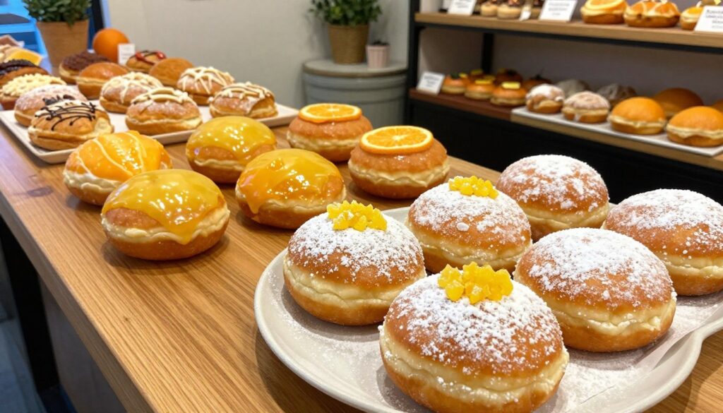 yuzu sourdough donuts